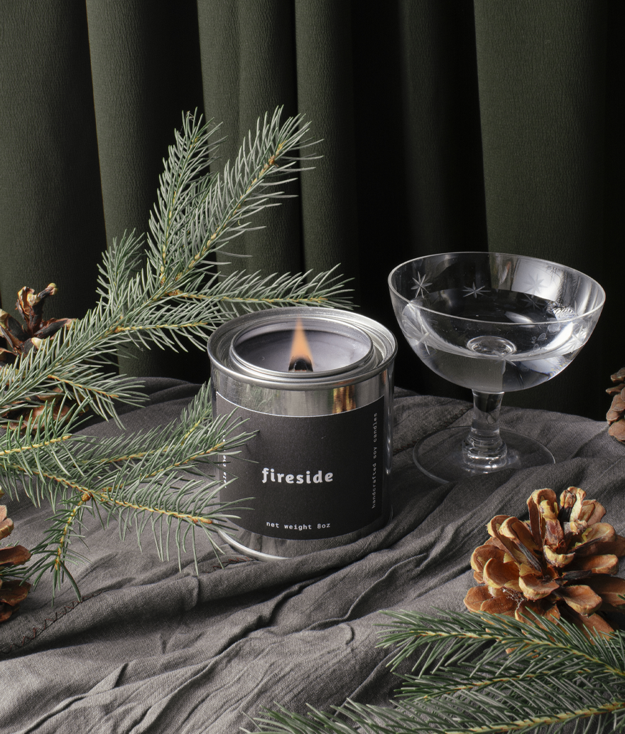 Fireside | Black Amber + Lavender + Musk (Pack of 4)