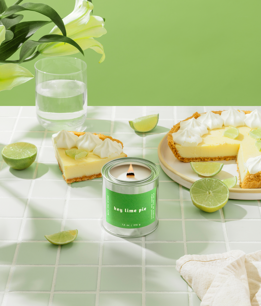 Key Lime Pie | Lime + Vanilla + Coconut (Pack of 4)