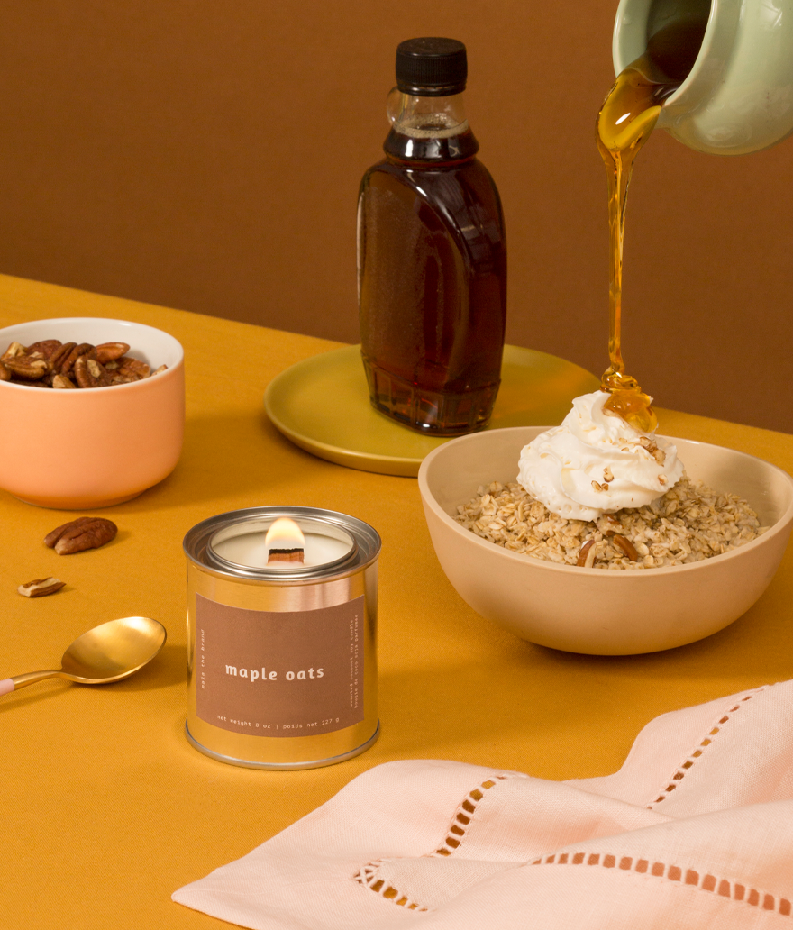 Maple Oats | Oatmeal + Pecan + Vanilla (Pack of 4)