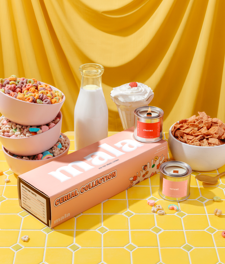 Limited Edition | Cereal Mini Candle Gift Set (Pack of 4)