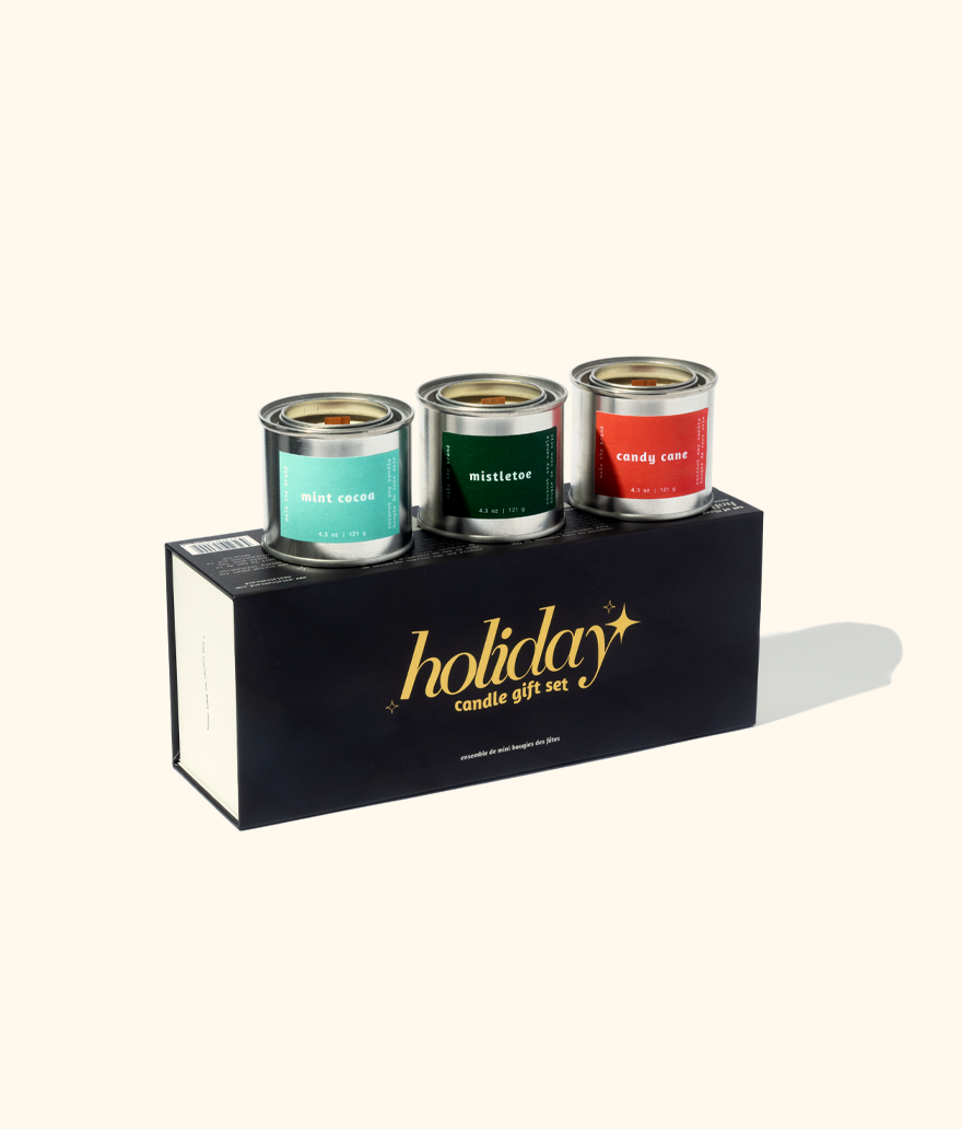 Holiday Mini Candle Gift Set (Pack of 4)