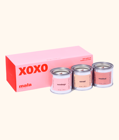 Exclusive | XOXO Candle Gift Set (Pack of 4)